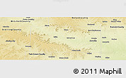 Physical Panoramic Map of Coke County