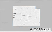 Gray 3D Map of Collin County, single color outside