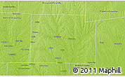 Physical 3D Map of Collin County