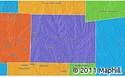 Political 3D Map of Collin County