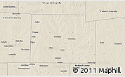 Shaded Relief 3D Map of Collin County
