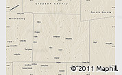 Shaded Relief Map of Collin County