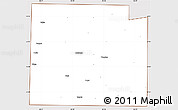 Classic Style Simple Map of Collin County, cropped outside