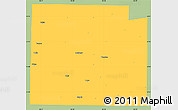 Savanna Style Simple Map of Collin County, single color outside
