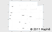 Silver Style Simple Map of Collin County, single color outside