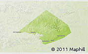 Physical 3D Map of Comal County, lighten