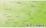 Physical 3D Map of Comal County
