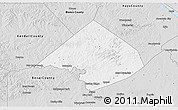 Silver Style 3D Map of Comal County