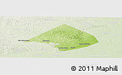 Physical Panoramic Map of Comal County, lighten