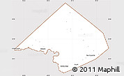 Classic Style Simple Map of Comal County, cropped outside