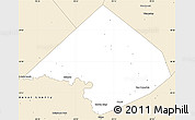 Classic Style Simple Map of Comal County
