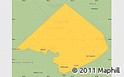 Savanna Style Simple Map of Comal County