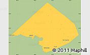 Savanna Style Simple Map of Comal County, single color outside