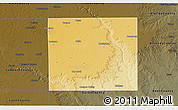 Physical 3D Map of Crosby County, darken
