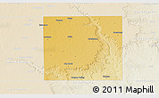 Physical 3D Map of Crosby County, lighten