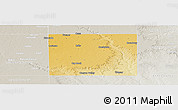 Physical Panoramic Map of Crosby County, lighten, semi-desaturated