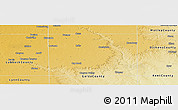 Physical Panoramic Map of Crosby County