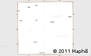 Classic Style Simple Map of Crosby County, cropped outside