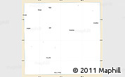 Classic Style Simple Map of Crosby County, single color outside
