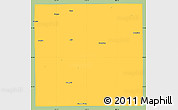 Savanna Style Simple Map of Crosby County, single color outside