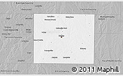 Gray 3D Map of Dallas County