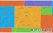 Political 3D Map of Dallas County