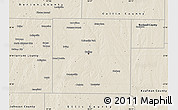 Shaded Relief Map of Dallas County