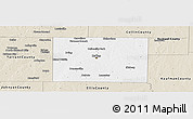 Classic Style Panoramic Map of Dallas County