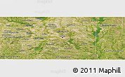 Satellite Panoramic Map of Dallas County