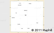 Classic Style Simple Map of Dallas County, single color outside