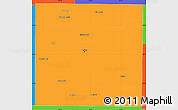 Political Simple Map of Dallas County