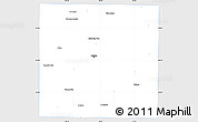 Silver Style Simple Map of Dallas County, single color outside