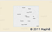 Classic Style 3D Map of Dawson County, single color outside