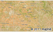 Satellite 3D Map of Dawson County