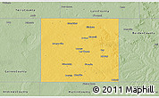 Savanna Style 3D Map of Dawson County