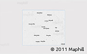 Silver Style 3D Map of Dawson County, single color outside