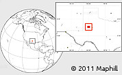 Blank Location Map of Dawson County