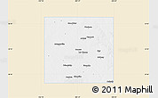 Classic Style Map of Dawson County, single color outside