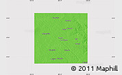 Political Map of Dawson County, cropped outside