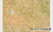 Satellite Map of Dawson County