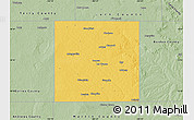 Savanna Style Map of Dawson County