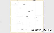 Classic Style Simple Map of Dawson County