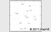 Gray Simple Map of Dawson County, single color outside