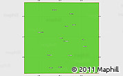 Political Simple Map of Dawson County, cropped outside
