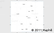 Silver Style Simple Map of Dawson County, single color outside