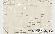 Shaded Relief Map of Denton County