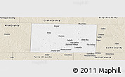 Classic Style Panoramic Map of Denton County