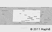 Gray Panoramic Map of Denton County
