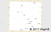 Classic Style Simple Map of Denton County