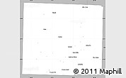 Gray Simple Map of Denton County